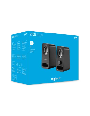 Logitech Z150 Multimedia Speakers Nero Cablato 6 W