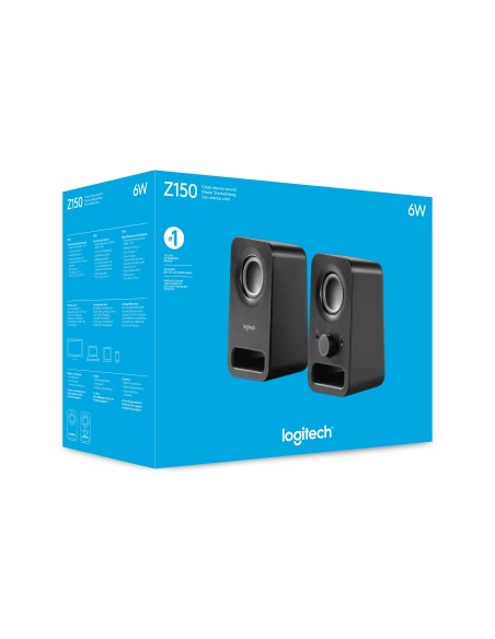 Logitech Z150 Multimedia Speakers Nero Cablato 6 W