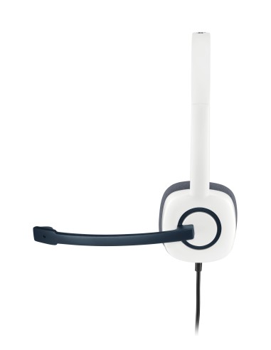 Logitech H150 Stereo Headset Auricolare Cablato A Padiglione Ufficio Bianco