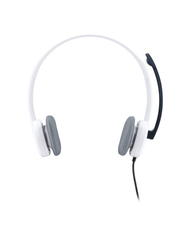 Logitech H150 Stereo Headset Auricolare Cablato A Padiglione Ufficio Bianco