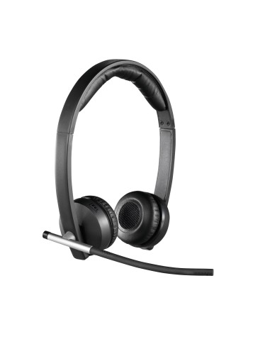 Logitech Wireless Headset Dual H820e Auricolare Cablato A Padiglione Ufficio Nero