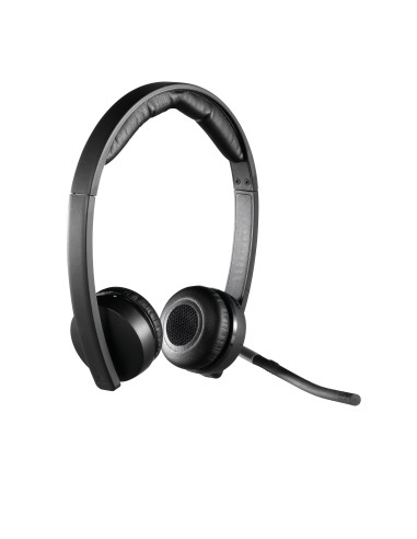 Logitech Wireless Headset Dual H820e Auricolare Cablato A Padiglione Ufficio Nero