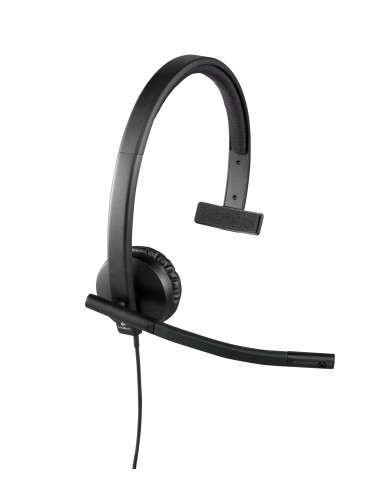 Logitech USB Headset H570e Mono Auricolare Cablato A Padiglione Ufficio Nero
