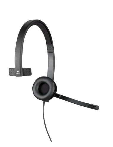 Logitech USB Headset H570e Mono Auricolare Cablato A Padiglione Ufficio Nero
