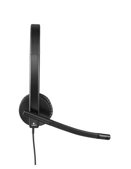 Logitech USB Headset H570e Stereo Auricolare Cablato A Padiglione Ufficio Nero