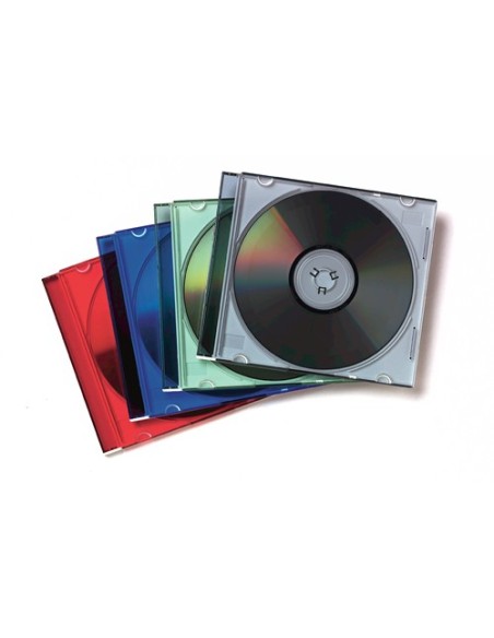 Fellowes 98317 custodia CD DVD Custodia Jewel 1 dischi Multicolore