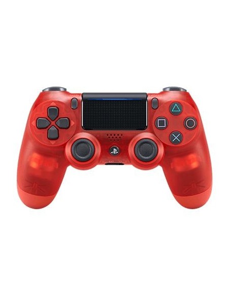 Sony DualShock 4 Rosso, Trasparente Bluetooth USB Gamepad Analogico Digitale PlayStation 4