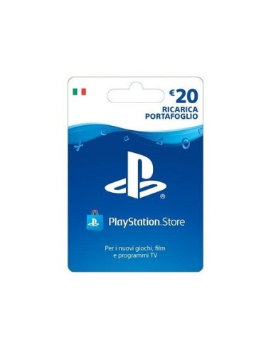 Sony Playstation Live Cards Hang 20 Euro Videogioco Cartolina