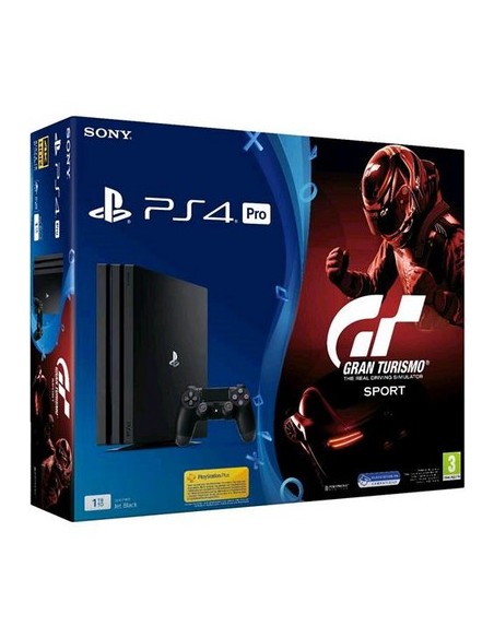 Sony PlayStation 4 Pro + GT Gran Turismo Sport 1000 GB Wi-Fi Nero