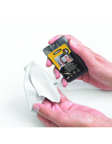 Fellowes 9910601 kit per la pulizia Tablet PC Panni asciutti e liquido per la pulizia dell'apparecchiatura