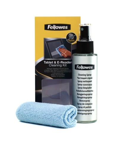 Fellowes 9930501 kit per la pulizia Tablet PC Panni asciutti e liquido per la pulizia dell'apparecchiatura 120 ml