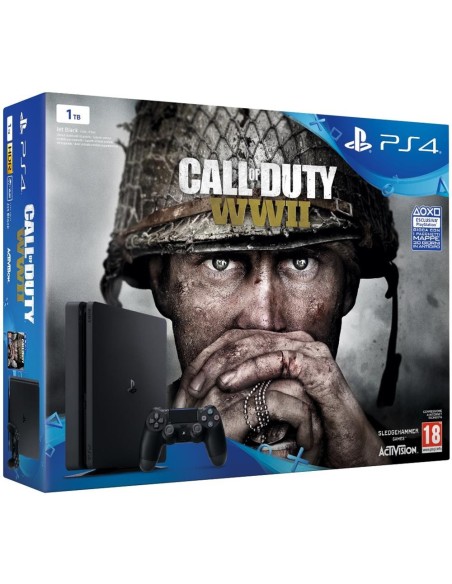 Sony PlayStation 4 + Call of Duty WWII 1000 GB Wi-Fi Nero