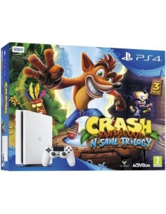 Sony PlayStation 4 Slim 500GB + Crash Bandicoot N. Sane Trilogy Wi-Fi Bianco