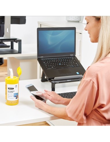 Fellowes 9970311 kit per la pulizia LCD TFT Plasma Panni umidi per la pulizia dell'apparecchiatura