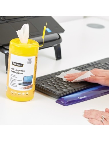 Fellowes 9971509 kit per la pulizia LCD TFT Plasma Panni umidi per la pulizia dell'apparecchiatura