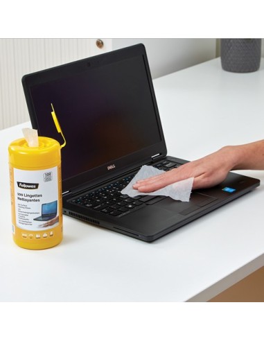 Fellowes 9971509 kit per la pulizia LCD TFT Plasma Panni umidi per la pulizia dell'apparecchiatura