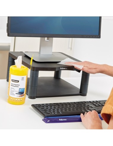 Fellowes 9971509 kit per la pulizia LCD TFT Plasma Panni umidi per la pulizia dell'apparecchiatura