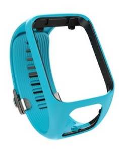 TomTom Cinturino per orologio Premium (Azzurro - Large)