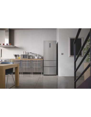 Haier 3D 70 Serie 5 A3FE742CMJ frigorifero con congelatore Libera installazione 463 L E Argento