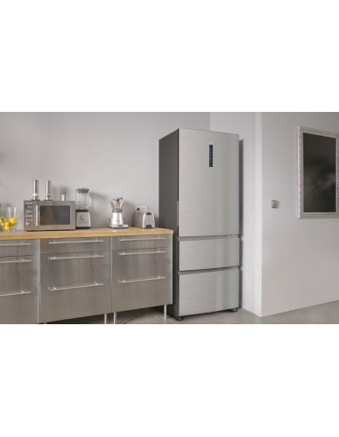 Haier 3D 70 Serie 5 A3FE742CMJ frigorifero con congelatore Libera installazione 463 L E Argento