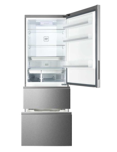 Haier 3D 70 Serie 5 A3FE742CMJ frigorifero con congelatore Libera installazione 463 L E Argento
