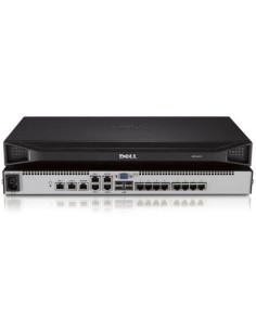 DELL DMPU108E-G01 switch per keyboard-video-mouse (kvm) Montaggio rack Argento