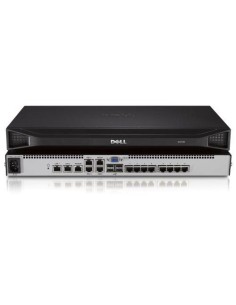 DELL DAV2108 switch per keyboard-video-mouse (kvm) Montaggio rack Argento