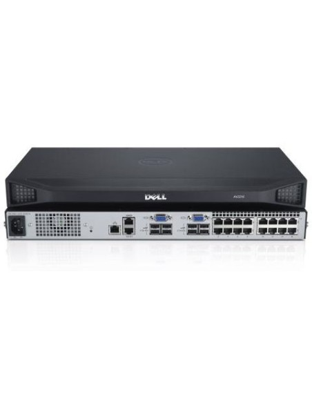 DELL DAV2216-G01 switch per keyboard-video-mouse (kvm) Montaggio rack Argento
