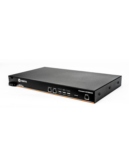 Vertiv Avocent Console Server ACS 8000 a 8 porte, con singola alimentazione DC e modem analogico