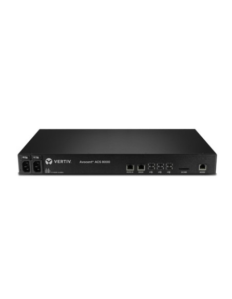 Vertiv Avocent Console Server ACS 8000 a 32 porte, con doppia alimentazione AC e modem analogico