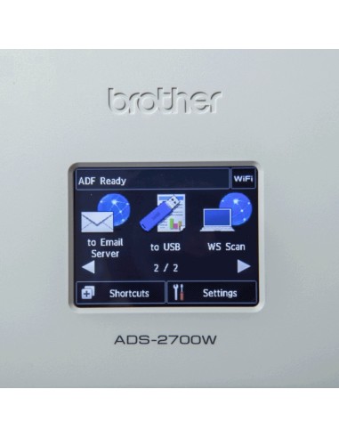 Brother ADS-2700W scanner Scanner ADF 600 x 600 DPI A4 Nero, Bianco