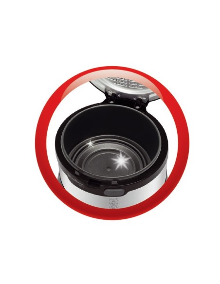 Moulinex Uno L Singolo 1900 W Friggitrice Nero, Argento