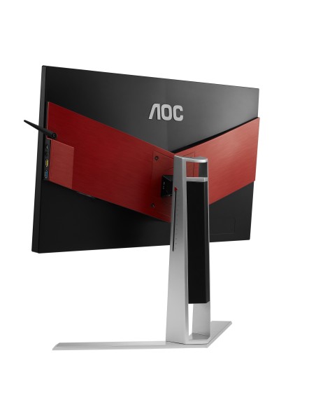 AOC AGON 1 AG241QG Monitor PC 61 cm (24") 2560 x 1440 Pixel Quad HD LED Nero, Rosso