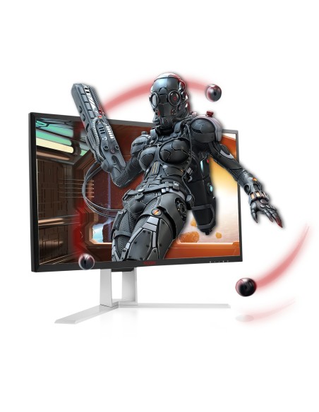 AOC AGON 1 AG271QX Monitor PC 68,6 cm (27") 2560 x 1440 Pixel Quad HD LED Nero, Rosso