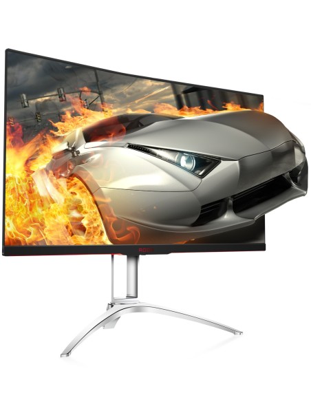 AOC AGON 2 AG322QCX Monitor PC 80 cm (31.5") 2560 x 1440 Pixel Quad HD LED Nero, Argento