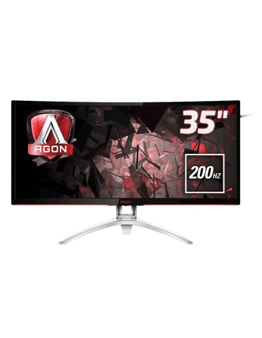 AOC AGON 2 AG352QCX Monitor PC 88,9 cm (35") 2560 x 1080 Pixel QXGA LED Nero, Argento