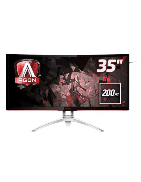 AOC AGON 2 AG352QCX Monitor PC 88,9 cm (35") 2560 x 1080 Pixel QXGA LED Nero, Argento