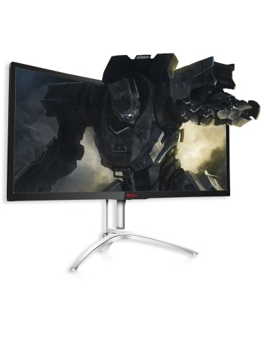 AOC AGON 2 AG352UCG Monitor PC 88,9 cm (35") 3440 x 1440 Pixel Quad HD LED Nero, Argento