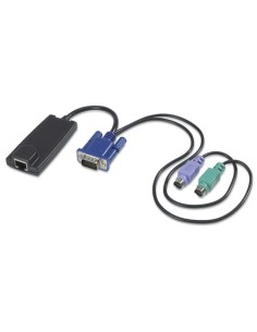 APC CAT5 IP KVM PS 2 Server Module (SM) cavo per tastiera, video e mouse Nero 0,08 m