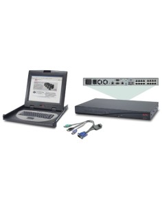 APC AP5606 switch per keyboard-video-mouse (kvm) Blu