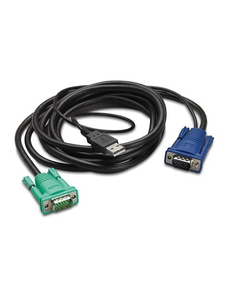 APC AP5823 cavo per tastiera, video e mouse Nero 7,62 m