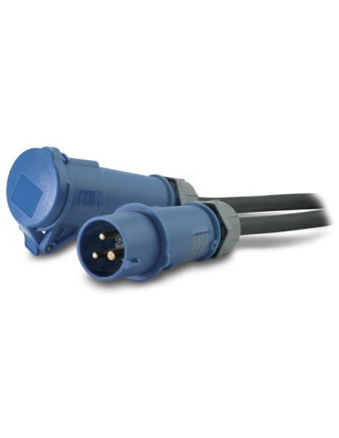 APC In-Line Current Meter, 16A, 230V, IEC309-16A, 2P+G unità di distribuzione dell'energia (PDU) Nero