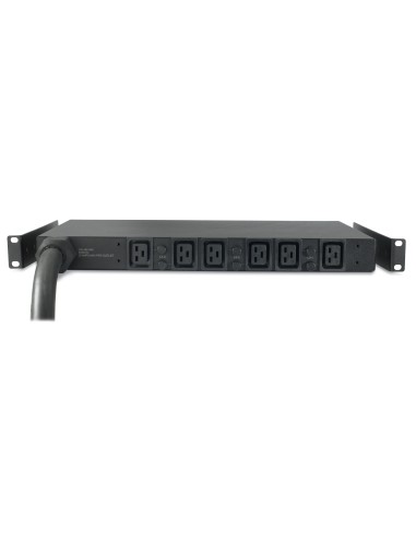 APC Basic Rack PDU AP7526 unità di distribuzione dell'energia (PDU) 6 presa(e) AC 1U Nero