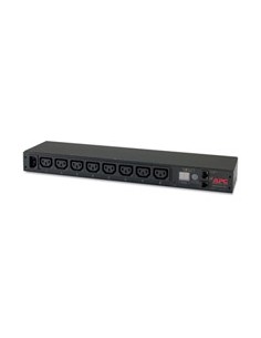 APC Rack PDU, Metered, 1U, 12A 208V, 10A 230V, (8) C13 unità di distribuzione dell'energia (PDU)