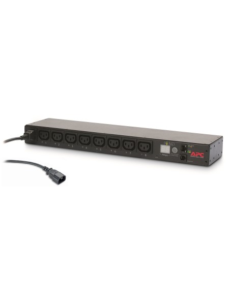 APC AP7920B unità di distribuzione dell'energia (PDU) 8 presa(e) AC 0U 1U Nero