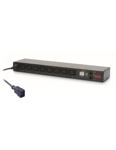 APC AP7921B unità di distribuzione dell'energia (PDU) 8 presa(e) AC 0U 1U Nero