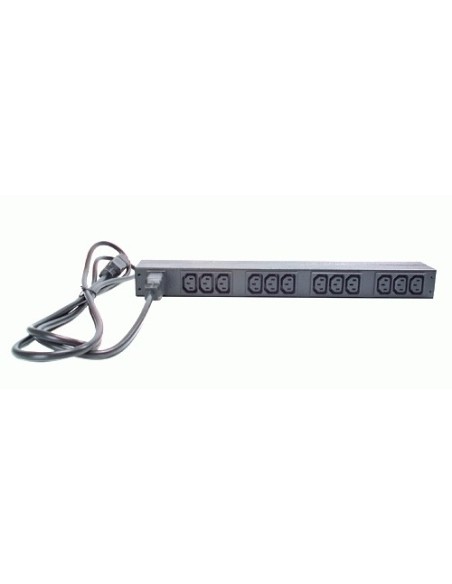 APC Basic Rack PDU unità di distribuzione dell'energia (PDU) 12 presa(e) AC 0U 1U Nero