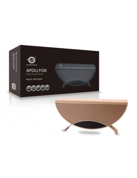 Conceptronic APOLLYON01GL altoparlante portatile Oro 10 W