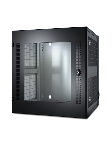APC NetShelter WX Wall-Mount Enclosure 13U Glass Door Black Da parete Nero