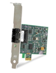 Allied Telesis 100FX Desktop PCI-e Fiber Network Adapter Card w PCI Express, (SC) 100 Mbit s